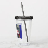 第173空挺旅団イラク戦闘退役軍人 アクリルタンブラー (左)