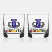第173空挺旅団ベトナム退役軍人 ウイスキーグラス (正面)