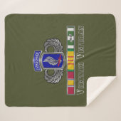 第173空挺旅団ベトナム退役軍人 シェルパブランケット (正面(横))