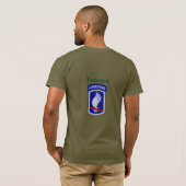 第173空挺旅団ABN BDEスカイ兵士パッチ Tシャツ (裏面フル)
