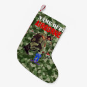 第173空軍兵士 スモールクリスマスストッキング (正面 (吊り時))