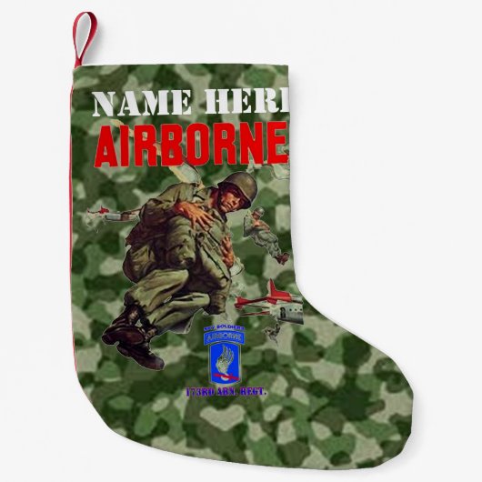 第173空軍兵士 スモールクリスマスストッキング (正面)