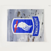 第173空降師団（スカイ・ソルジャーズ）写真用背景 タペストリー (正面(横))