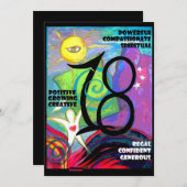 第18パーティー 招待状 (正面/裏面)