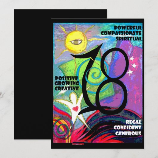 第18パーティー 招待状 (正面/裏面)