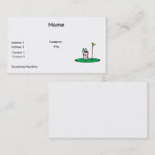 第18ホールゴルフグラフィック 名刺 (正面/裏面)