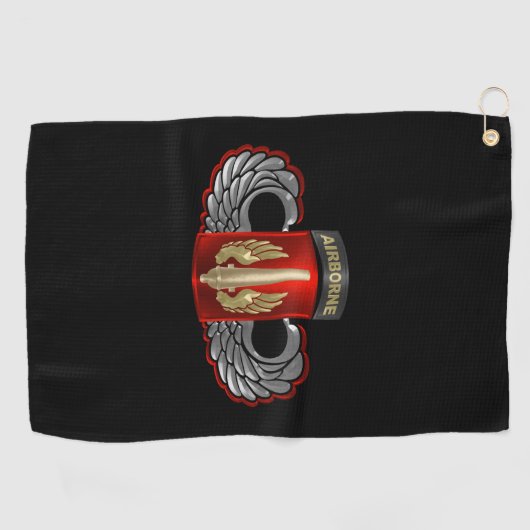 第18原発砲兵旅団飛行飛行飛行飛行翼 ゴルフタオル (横)