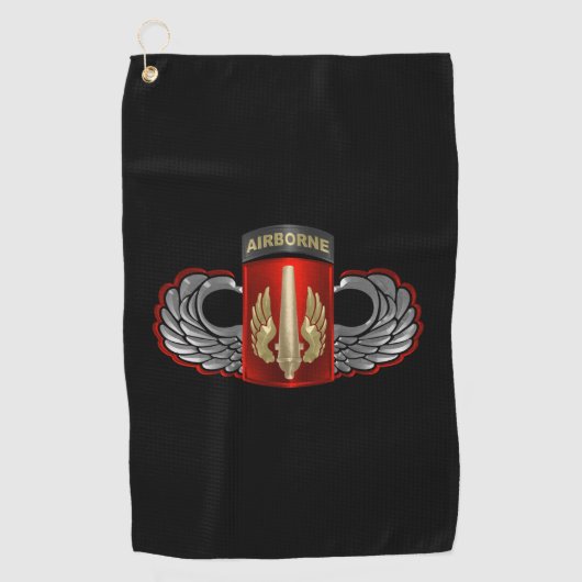 第18原発砲兵旅団飛行飛行飛行飛行翼 ゴルフタオル (正面)