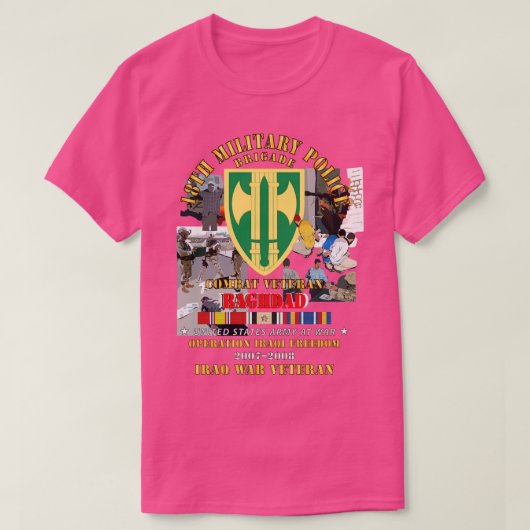 第18回イラク国会議員BDEイラク獣医OIF 20072008イラクS Tシャツ (デザイン正面)