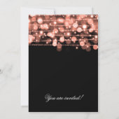 第18回エレガント誕生日パーティーが輝くバラ金ゴールド 招待状 (裏面)