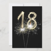 第18回バースデーパーティースパーカー 招待状 (正面)