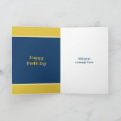 第18回バースデーパーティータイム海軍と金ゴールド カード (内部)