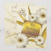 第18回バースデーパーティーデイジー 招待状 (正面/裏面)