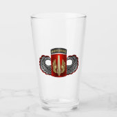 第18回野戦火器旅団空挺ジャンプ翼 タンブラーグラス (正面)