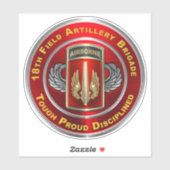 第18回野戦砲兵旅団 シール (シート)