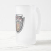 第18回野戦砲兵旅団 フロストグラスビールジョッキ (正面右)