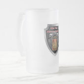 第18回野戦砲兵旅団 フロストグラスビールジョッキ (正面左)