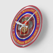 第18回野戦砲兵旅団 ラウンド壁時計 (傾斜)