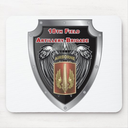 第18回野戦砲兵連空挺部隊 マウスパッド (正面)