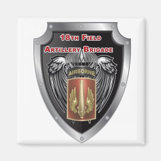 第18回野戦砲兵連空挺部隊 マグネット (正面)