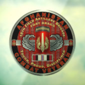 第18回野砲兵旅団アフガニスタン退役軍人 ウィンドウサイン (シート3)