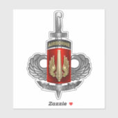 第18回野砲兵旅団アフガニスタン退役軍人 シール (シート)