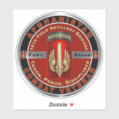 第18回野砲兵旅団アフガニスタン退役軍人 シール (シート)