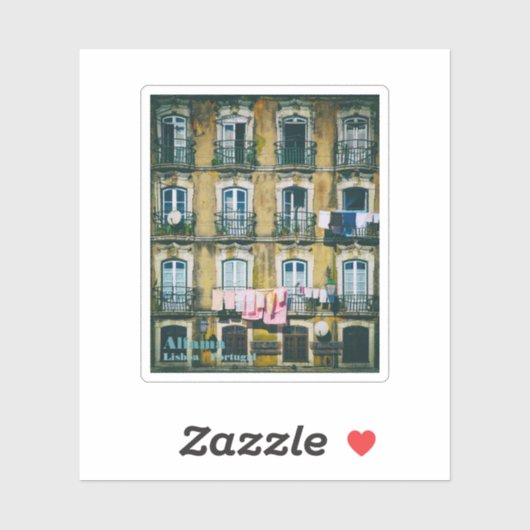 第18回cランダウン建物アルファマ地区。リスボン シール (シート)