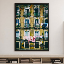 第18回cランダウン建物アルファマ地区。リスボン フォトプリント           