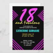 第18期ファブラス誕生日18日 招待状 (正面/裏面)