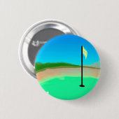 第18穴ボタン 缶バッジ (正面&裏面)