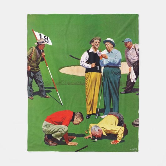 第18穴 フリースブランケット (正面)