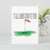 第18穴 招待状 (スタンド正面)