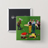 第18穴 缶バッジ (正面&裏面)