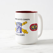 第18空挺師団（大砲隊） ツートーンマグカップ (正面右)