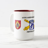 第18空挺師団（大砲隊） ツートーンマグカップ (正面左)