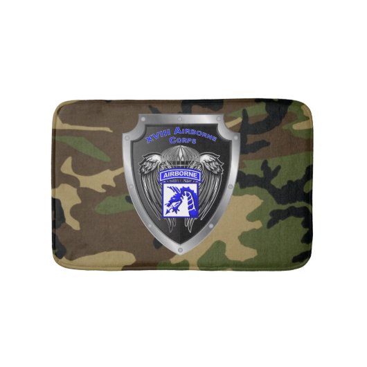 第18空挺軍団退役軍人 バスマット (正面)