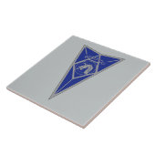 第18空輸のRecondo - Fort Bragg -歩兵の青 タイル (側面)