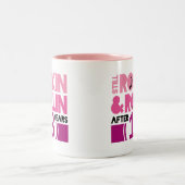 第18記念日の結婚祝い ツートーンマグカップ (中央)