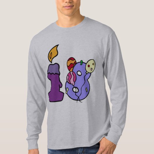 第18誕生会のギフト Tシャツ (正面)