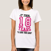 第18誕生日のTシャツ Tシャツ (正面)