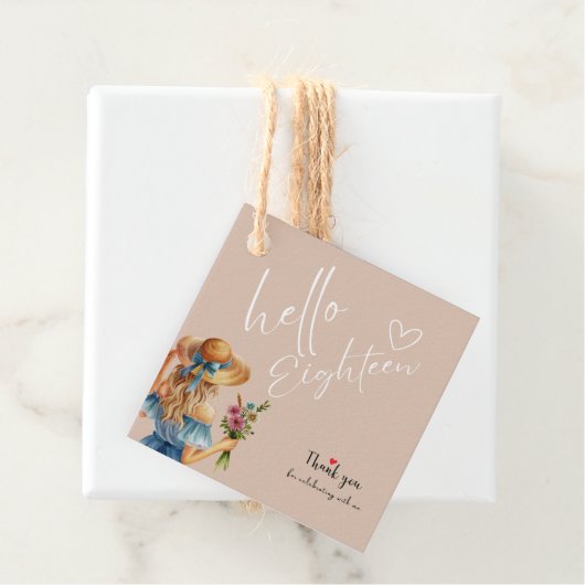 第18誕生日ギフトラベル フェイバータグ (インサイチュ)