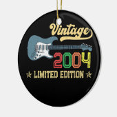 第18誕生日ギフト女子男性へギター愛好家 セラミックオーナメント (左)