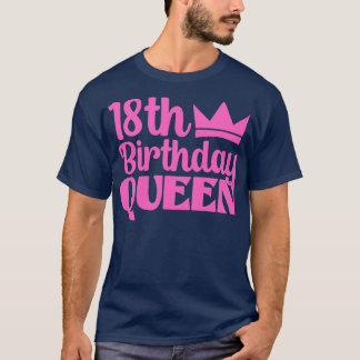 第18誕生日クイーン Tシャツ