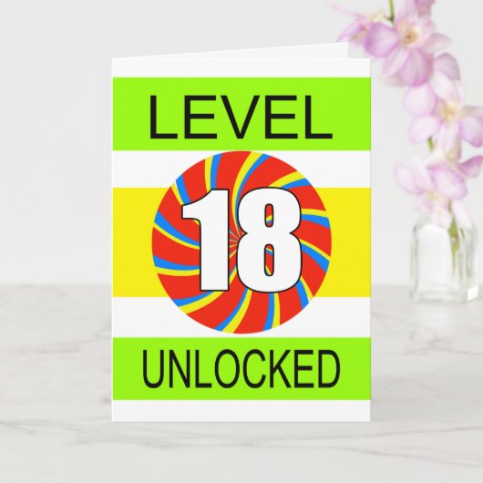 第18誕生日コンピュータゲーマー カード (蘭)