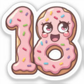 第18誕生日シール シール (正面)