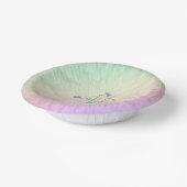 第18誕生日バタフライガーデンパーティー用品 ペーパーボウル (傾斜あり)