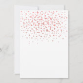 第18誕生日バラ金ゴールドグリッターホイルバルーンインベント 招待状 (裏面)