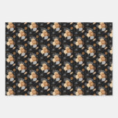 第18誕生日ヒョウタイガーアニマルプリントバルーン ラッピングペーパーシート (正面3)