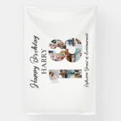 第18誕生日フォトコラージュパーティーバナー 横断幕 (縦)